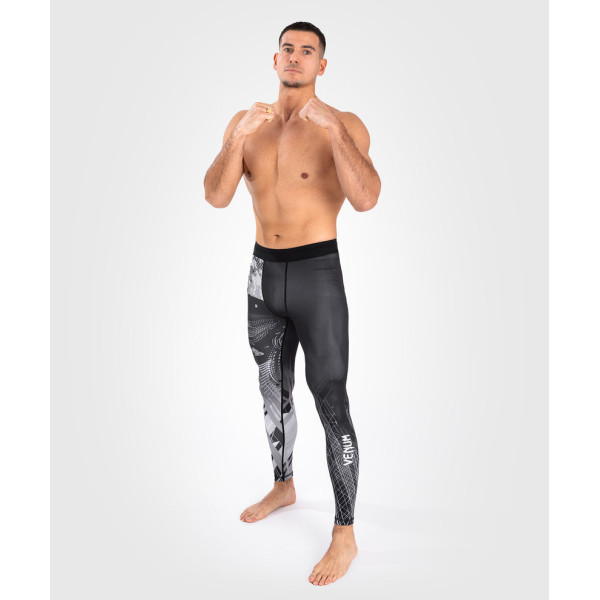 Компресійні штани Venum Gorilla Jungle Spats Black White