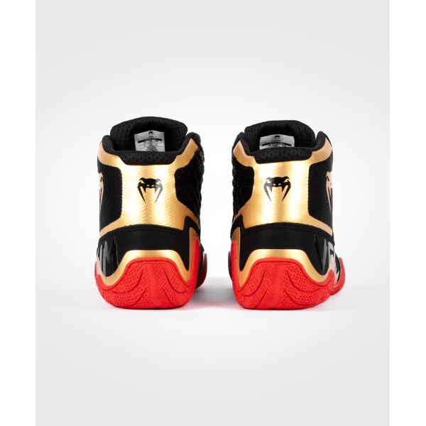 Борцівки Venum Elite Wrestling Shoes Black Gold Red