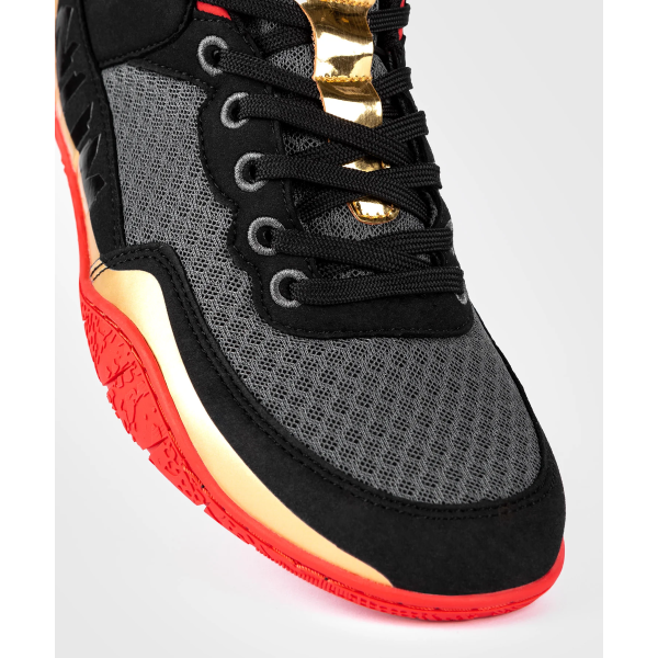 Борцівки Venum Elite Wrestling Shoes Black Gold Red