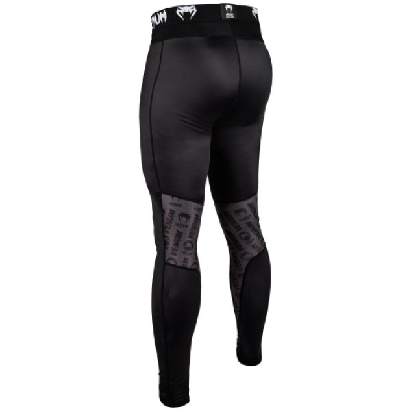 Компресійні штани Venum Logos Spat Black