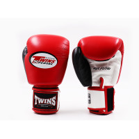 Боксерські рукавиці Twins Boxing Gloves BGVLA2-3T White Red Black