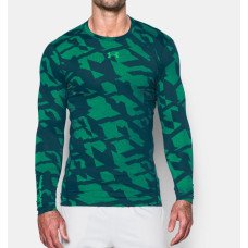 Компресійна футболка Under Armour ColdGear Jacquard Compression Crew Nova Teal