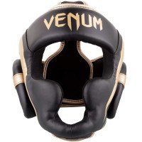 Шолом Venum Elite Headgear Black Gold