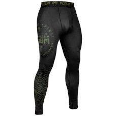 Компресійні штани Venum Signature Spats Black Khaki Exclusive
