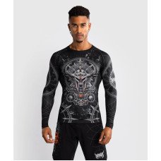 Рашгард Venum Gladiator 5.0 Men's Long Sleeve Rashguard Black Silver