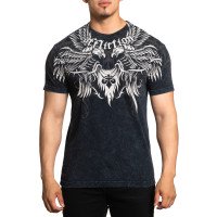 Футболка Affliction A26094 Protector Black Lava Wash