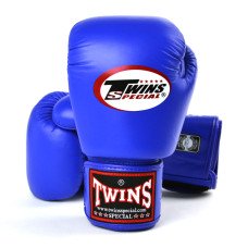 Боксерські рукавиці Twins Velcro BGVL3 Blue