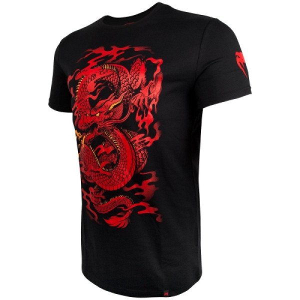 Футболка Venum Dragons Flight T-shirt Black Red