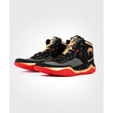 Борцівки Venum Elite Wrestling Shoes Black Gold Red