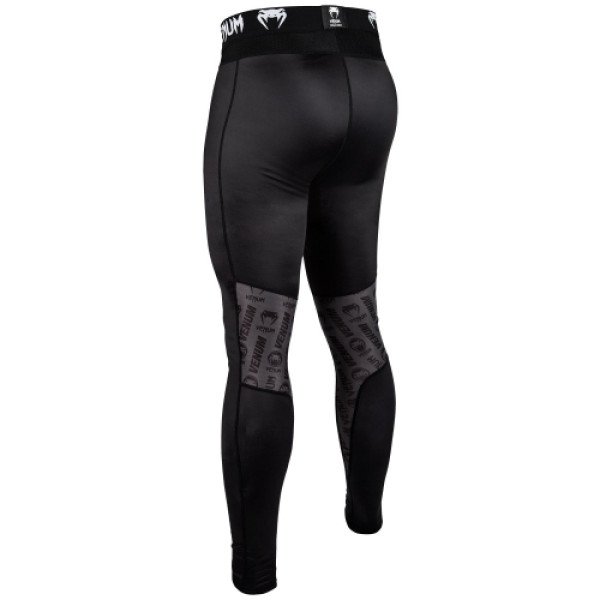 Компресійні штани Venum Logos Spat Black