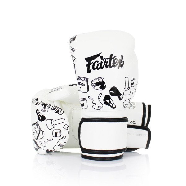 Боксерські рукавиці Fairtex BGV14W Art Collections Graffiti White
