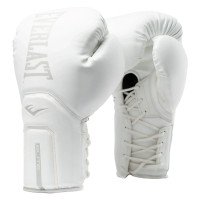 Боксерські рукавиці Everlast Pro Elite 2 Boxing Gloves Laced White