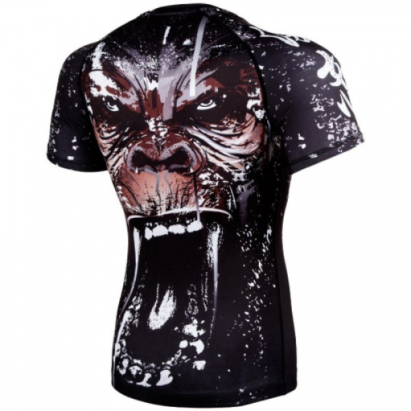 Рашгард Venum Gorilla Rashguard Short Sleeves Black