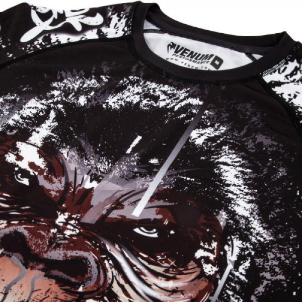 Рашгард Venum Gorilla Rashguard Short Sleeves Black