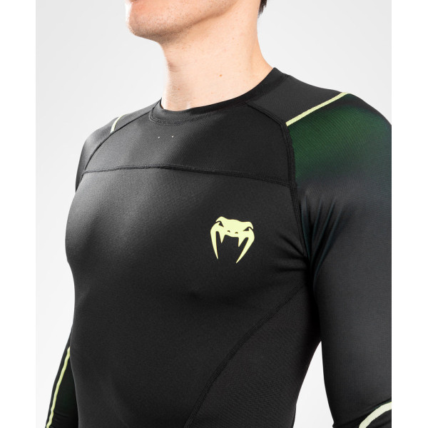 Рашгард Venum Fusion 2.0 Rashguard Long sleeves Black Yellow