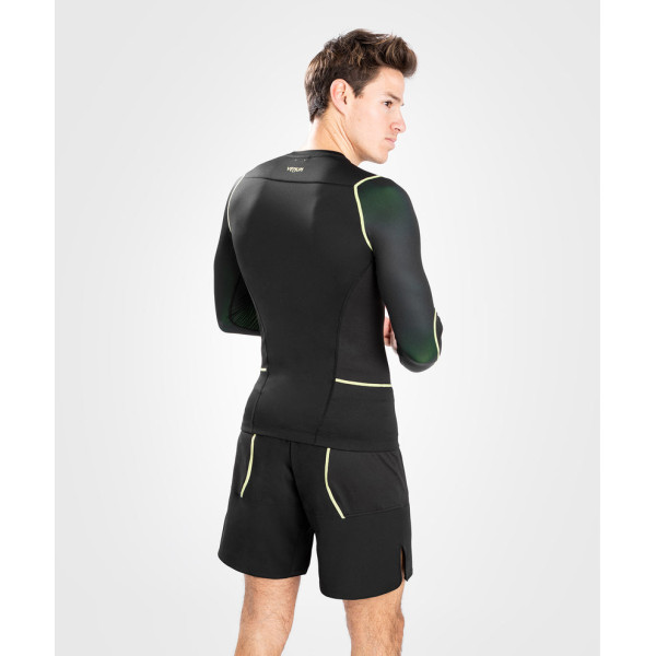 Рашгард Venum Fusion 2.0 Rashguard Long sleeves Black Yellow