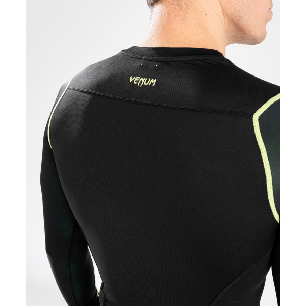 Рашгард Venum Fusion 2.0 Rashguard Long sleeves Black Yellow