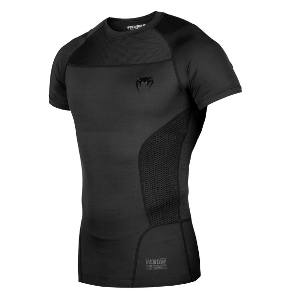 Рашгард Venum G-Fit Short Sleeves Rashguards Black Black