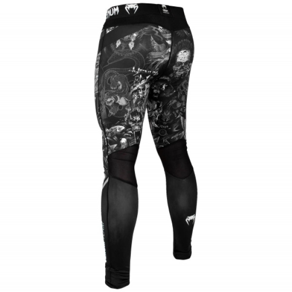 Компресійні штани Venum Art Spats Black White