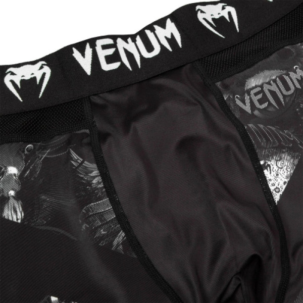 Компресійні штани Venum Art Spats Black White