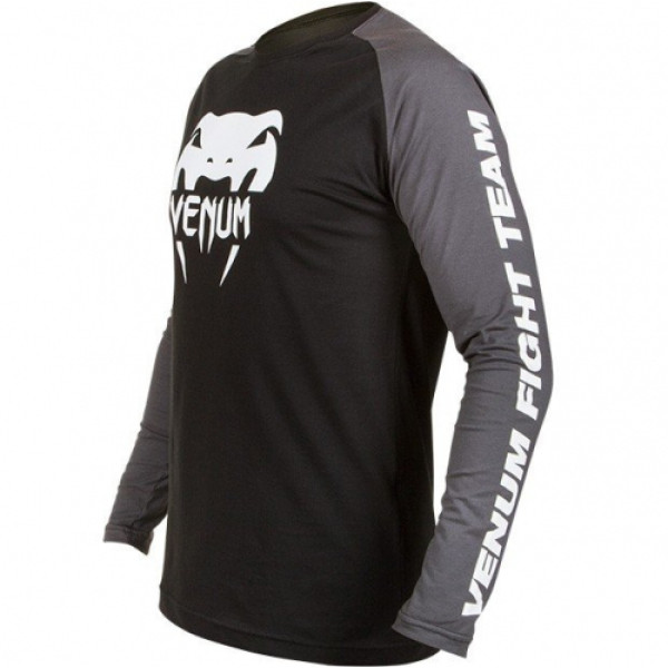 Лонгслів Venum Pro Team 2.0 Long Sleeve T-Shirt Black Grey