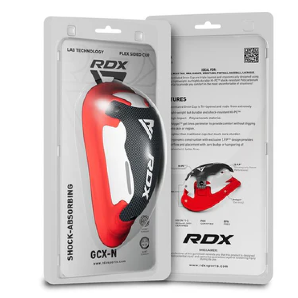 Захист паху RDX 1N Gel Groin Protection Cup WhiteRed