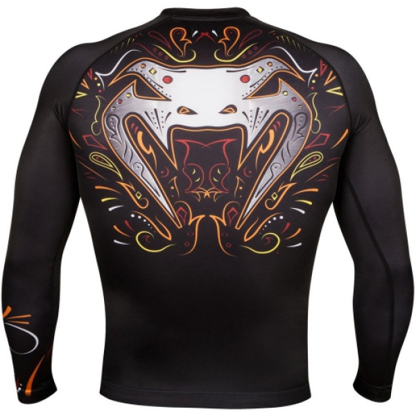 Рашгард Venum Santa Muerte 2.0 Rashguard Long Sleeves Black