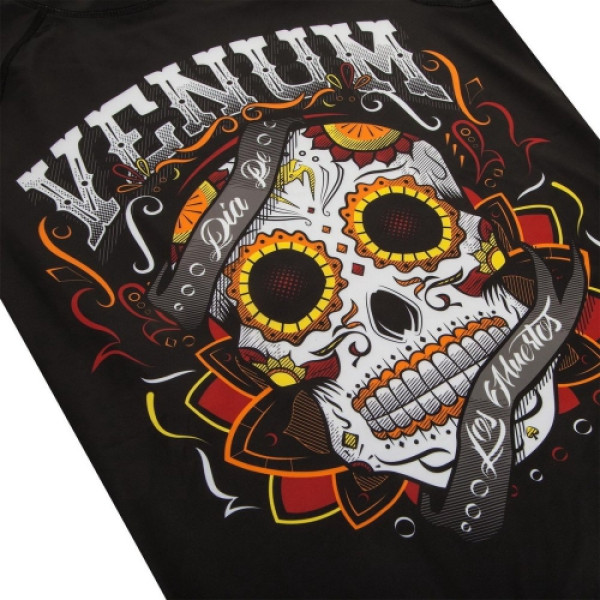 Рашгард Venum Santa Muerte 2.0 Rashguard Long Sleeves Black