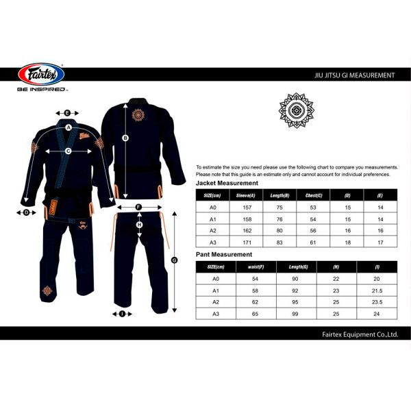 Кімоно Fairtex BJJ3 Gi Treeburam Black