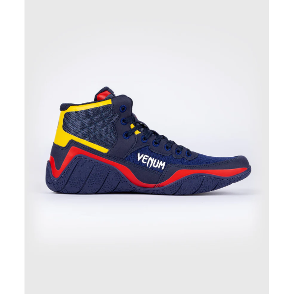 Борцівки Venum Elite Wrestling Shoes Blue Yellow