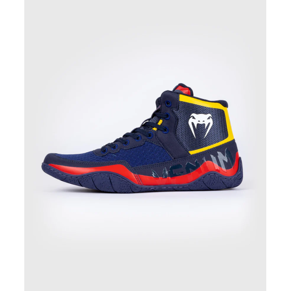 Борцівки Venum Elite Wrestling Shoes Blue Yellow