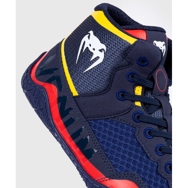 Борцівки Venum Elite Wrestling Shoes Blue Yellow