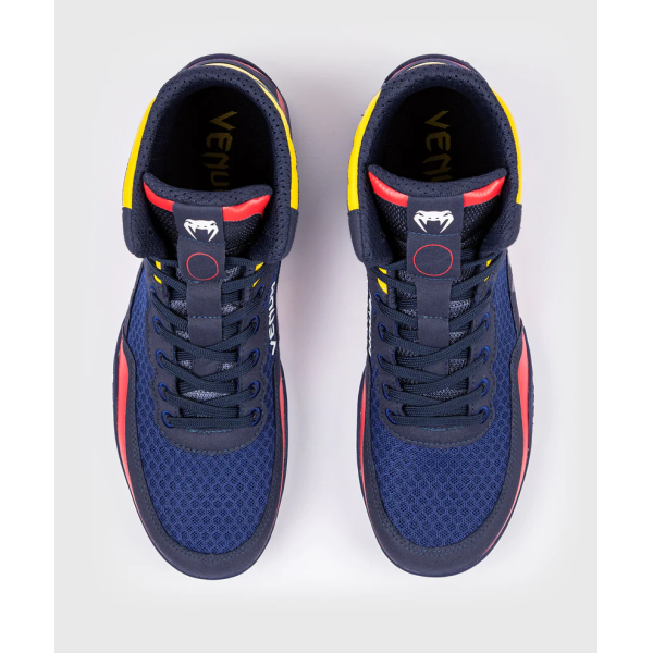 Борцівки Venum Elite Wrestling Shoes Blue Yellow