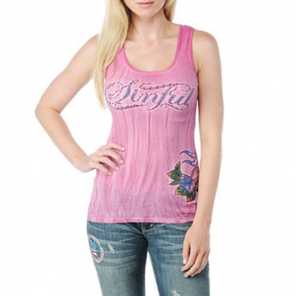 Жіноча майка Sinful By Affliction Tatiana Tank