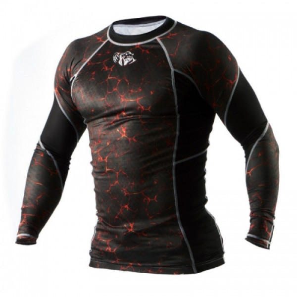 Рашгард Peresvit Immortal Silver Force Rashguard Long Sleeve Lava