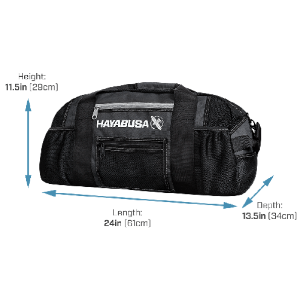 Сумка спортивная Hayabusa Ryoko Mesh Gear Bag Black