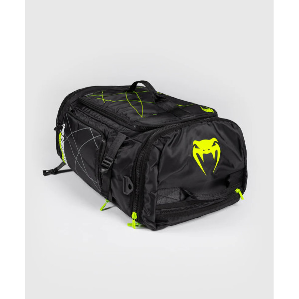 Сумка-рюкзак Venum Training Camp 4.0 Sports Bags Black Neon Green
