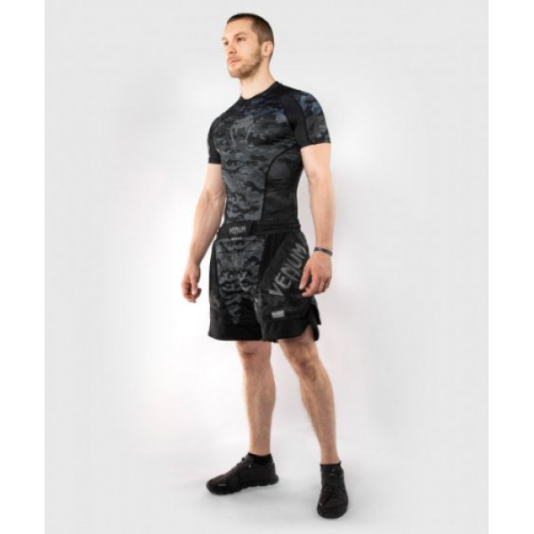 Рашгард Venum Defender Rashguard Short Sleeves Dark Camo