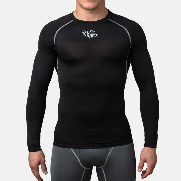 Компресійна футболка Peresvit Air Motion Black Grey Long Sleeve