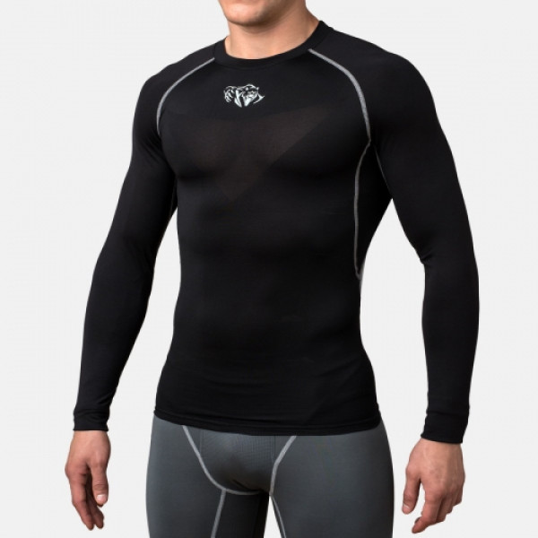 Компресійна футболка Peresvit Air Motion Black Grey Long Sleeve