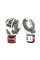 Боксерські рукавиці Twins Fancy Boxing Gloves FBGVL3-49BK Black White