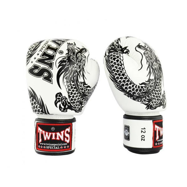 Боксерські рукавиці Twins Fancy Boxing Gloves FBGVL3-49BK Black White