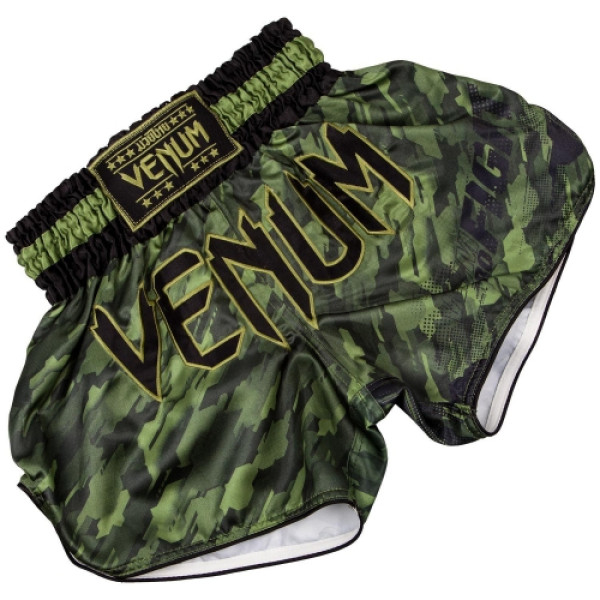 Шорти для тайського боксу Venum Tecmo Muay Thai Shorts Khaki