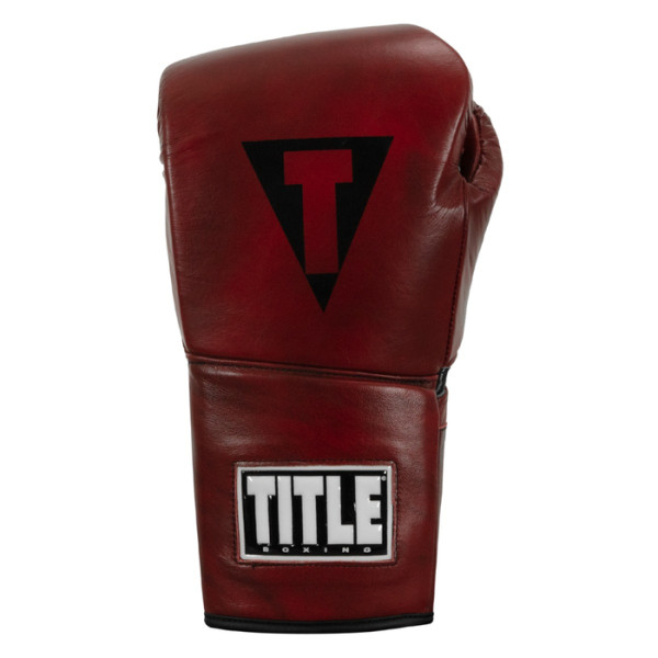 Бойові рукавиці Title Boxing Blood Red Leather Sparring Gloves