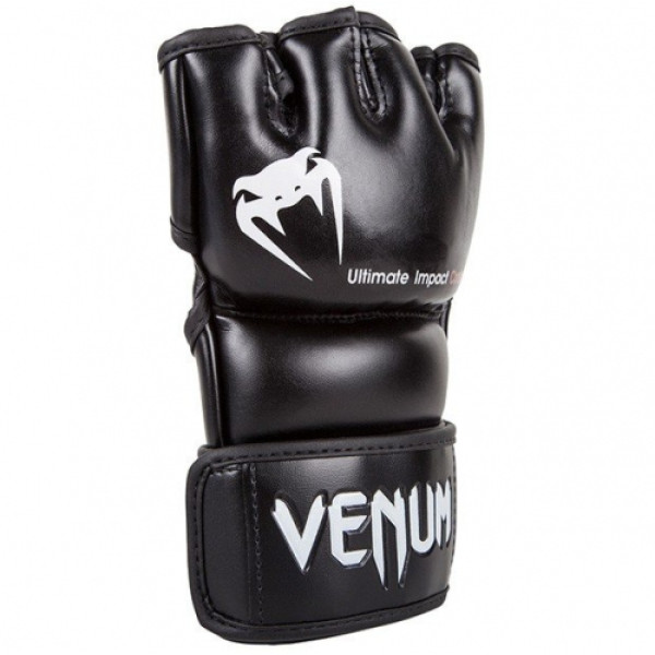Рукавички Venum Impact MMA Gloves - Skintex Leather - Black