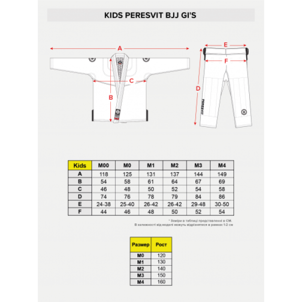 Дитяче кімоно Peresvit Kids BJJ GI Flawless White