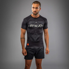 Рашгард Venum Eclipse Short Sleeve Rashguard Black Ivory