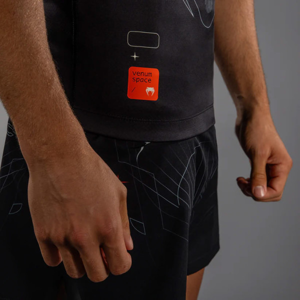 Рашгард Venum Eclipse Short Sleeve Rashguard Black Ivory