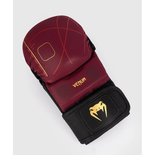 Рукавиці для MMA Venum Tactical XT Sparring MMA Gloves - Black/Burgundy/Gold