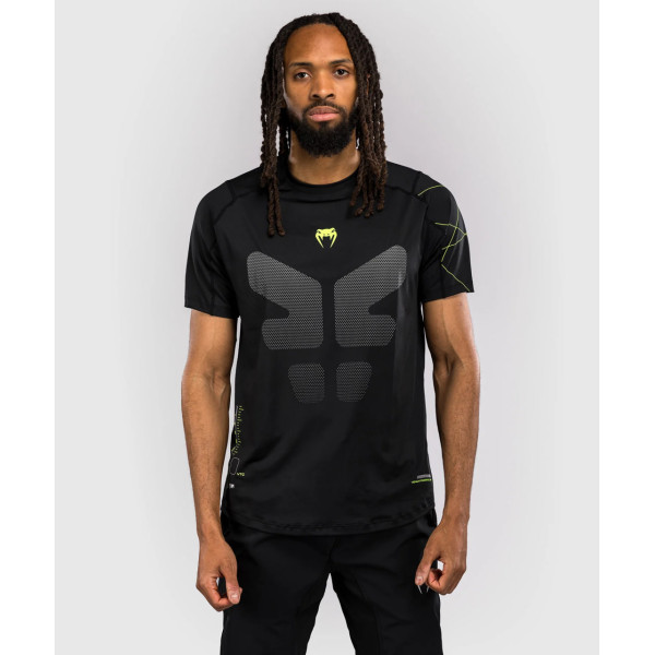 Тренувальна футболка Venum Training Camp 4.0 Dry Tech T-shirt - Black/Neon Green